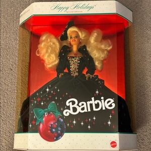1991 Barbie Holiday Special Edition Green Gown